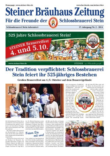 Steiner Bräuhaus Zeitung