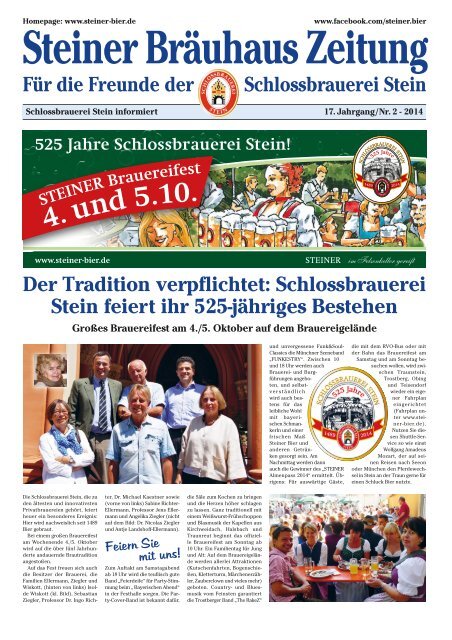 Steiner Bräuhaus Zeitung