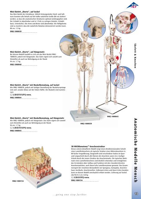 3B Scientific - Biologie Katalog