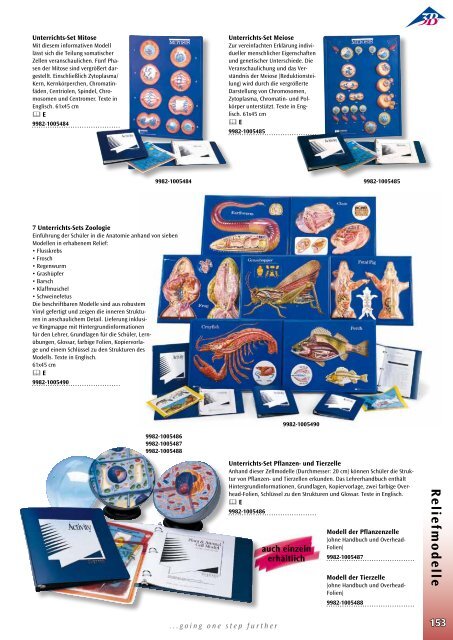 3B Scientific - Biologie Katalog