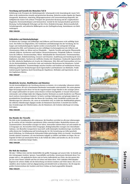 3B Scientific - Biologie Katalog