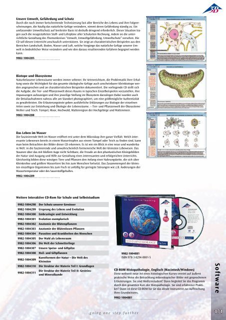 3B Scientific - Biologie Katalog