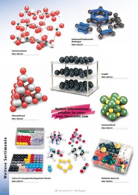 3B Scientific - Biologie Katalog