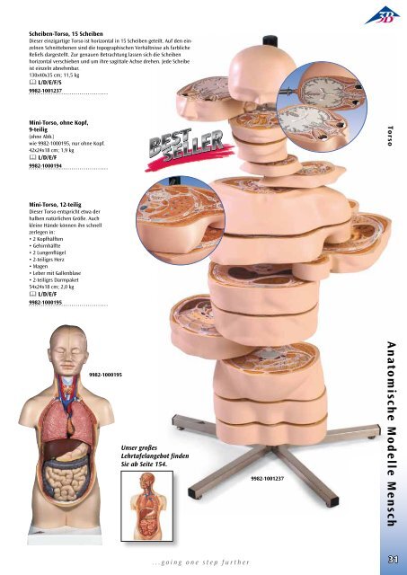 3B Scientific - Biologie Katalog