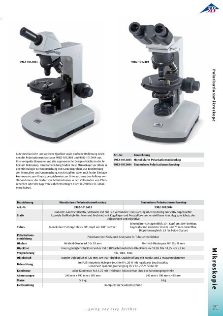 3B Scientific - Biologie Katalog