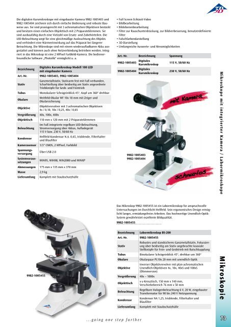 3B Scientific - Biologie Katalog