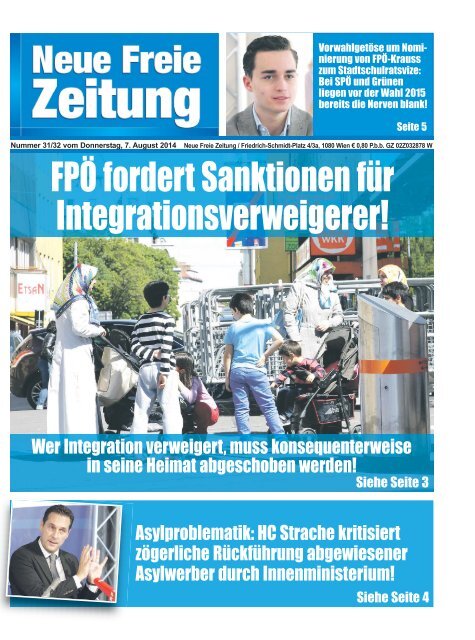 FPÖ fordert Sanktionen für Integrationsverweigerer!