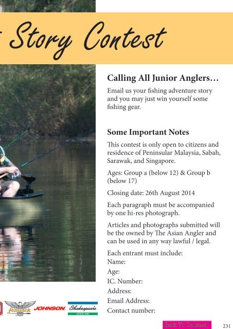 The Asian Angler - August 2014 Digital Issue - Malaysia - English