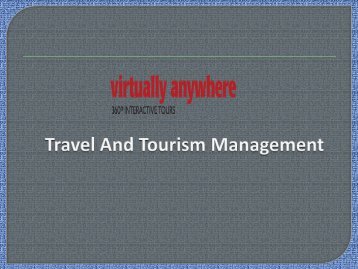 Travel and Tourism Management