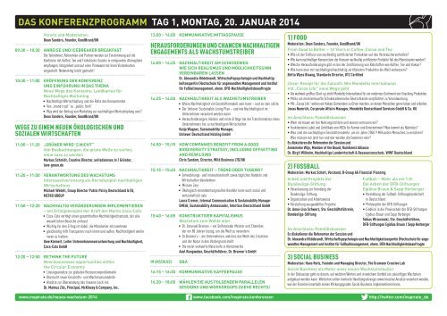 Konferenz NEUES WACHSTUM 2014