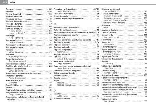 ŠKODA Roomster MANUAL DE UTILIZARE