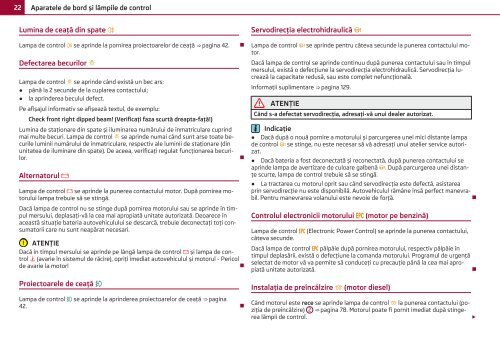 ŠKODA Roomster MANUAL DE UTILIZARE