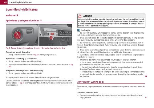 ŠKODA Roomster MANUAL DE UTILIZARE