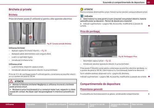 ŠKODA Roomster MANUAL DE UTILIZARE