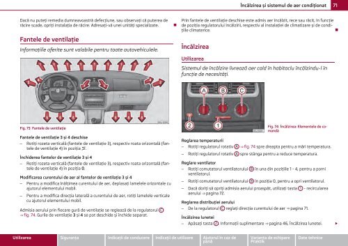 ŠKODA Roomster MANUAL DE UTILIZARE