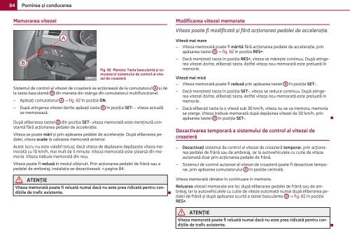 ŠKODA Roomster MANUAL DE UTILIZARE