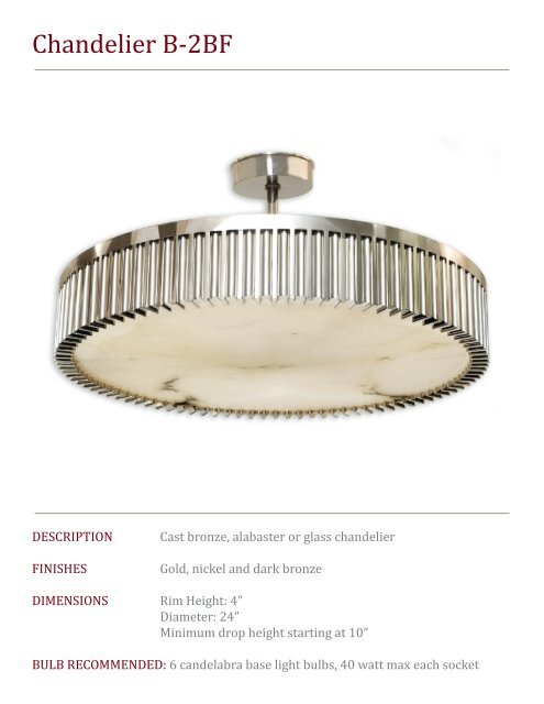Chandelier B 1bf Descript