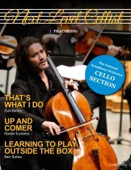Next Level Cellist Practicing Issue