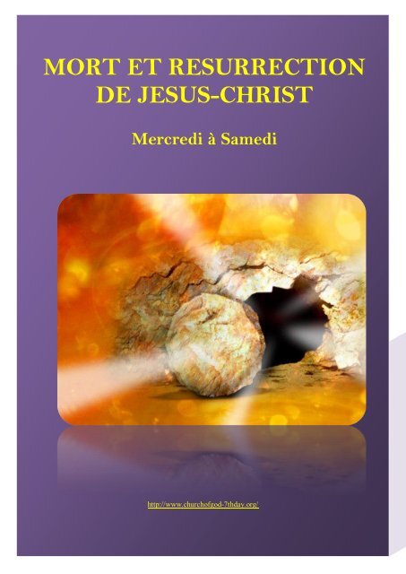 MORT ET RESURRECTION DE JESUS-CHRIST