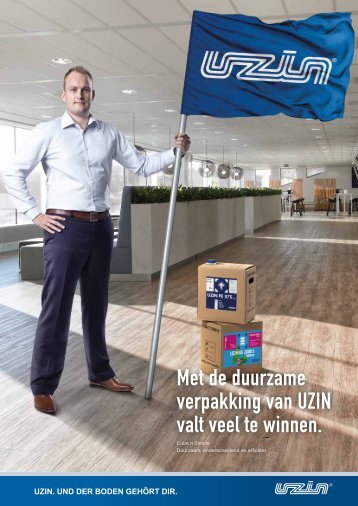 Met de duurzame verpakking van UZIN valt veel te winnen.