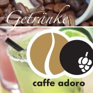 Getränkekarte caffe adoro Kirchheim/Teck