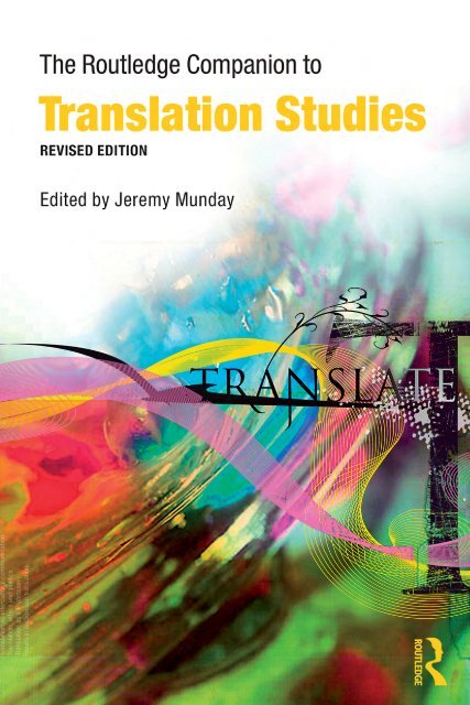 the routledge companion to translation studies