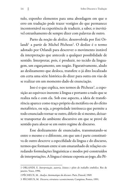 sobre discurso e traducao 