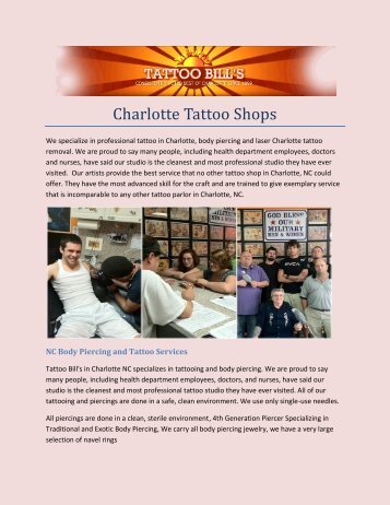 Charlotte Tattoo Shops