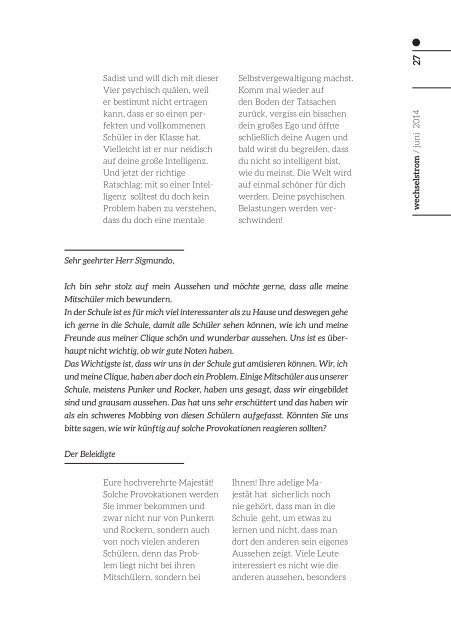 wechselstrom - Ausgabe No°2 Juni 2014