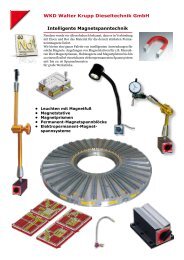 WKD Walter Krupp Dieseltechnik GmbH Intelligente Magnetspanntechnik