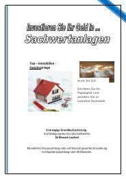 Top – Immobilien - Festzinsanlage