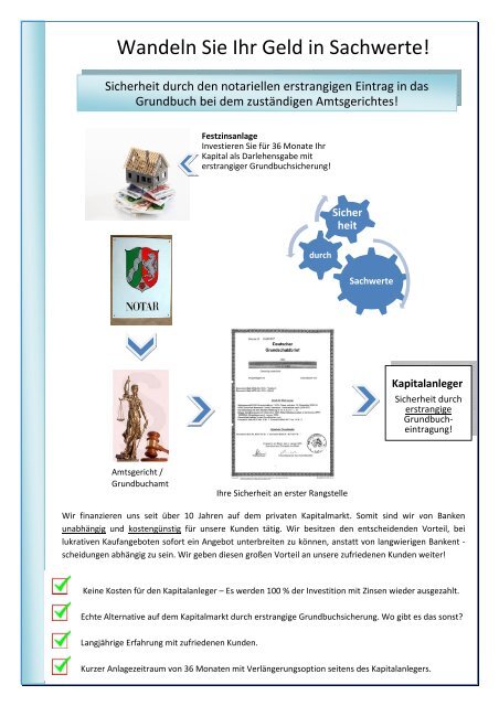 Top – Immobilien - Festzinsanlage