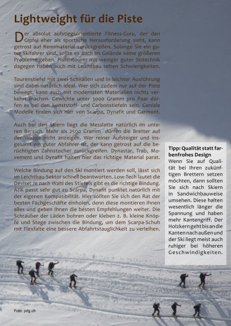 Skitour-Magazin 1.11