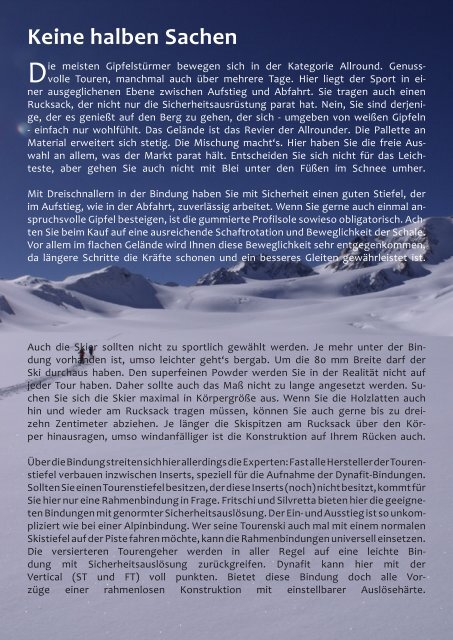 Skitour-Magazin 1.11