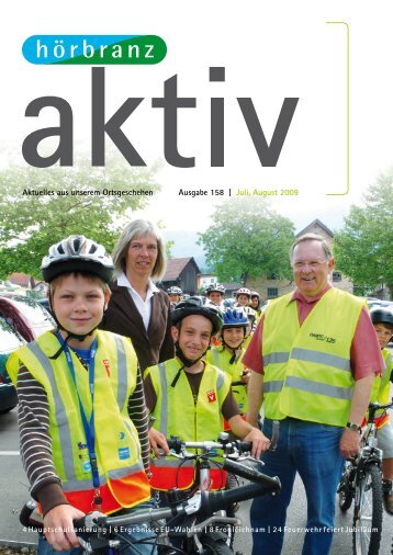 Hörbranz aktiv - Juli / August 2009 - Hauptschulsanierung