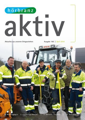 Hörbranz aktiv - April 2010 - Wahlergebnis