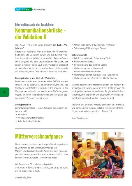 Hörbranz aktiv - März 2011 - Aus der Gemeindevertretung