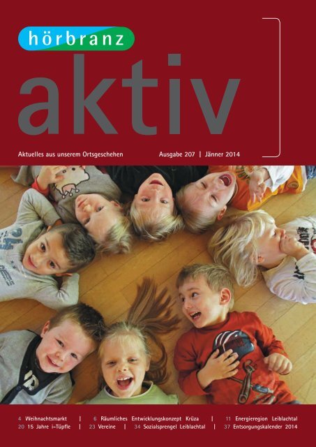 Hörbranz aktiv - Jänner 2014 - Räumliches Entwicklungskonzept Krüza