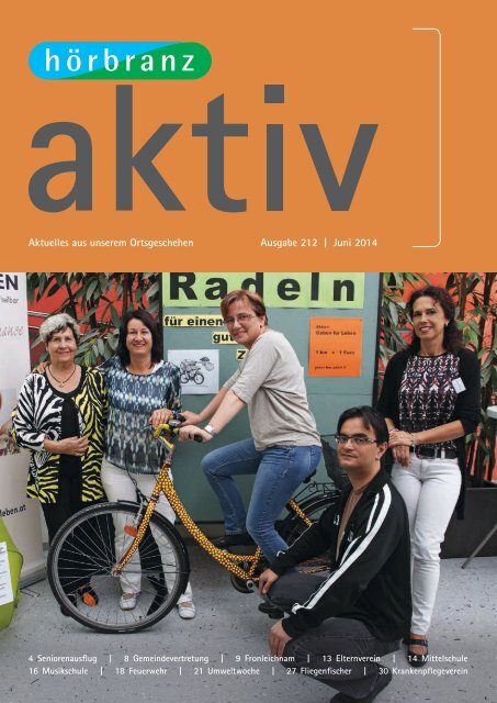Hörbranz aktiv - Juni 2014 - Umweltwoche