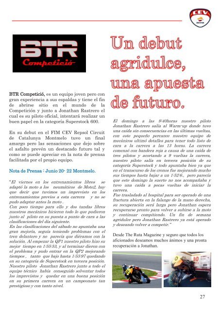 The Ruta Magazine Julio-Agosto 2014