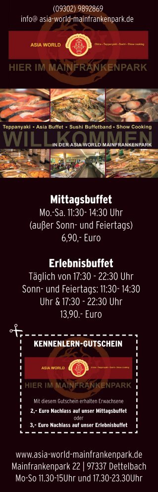 Mittagsbuffet Erlebnisbuffet