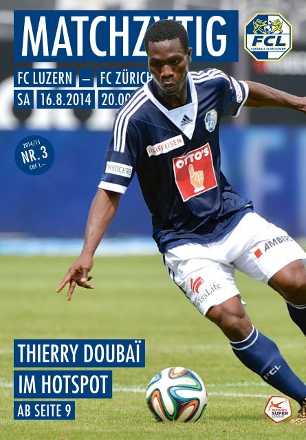 FC LUZERN MATCHZYTIG N°3 14/15 (RSL 6)