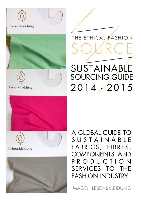 SOURCE Sustainable Sourcing Guide