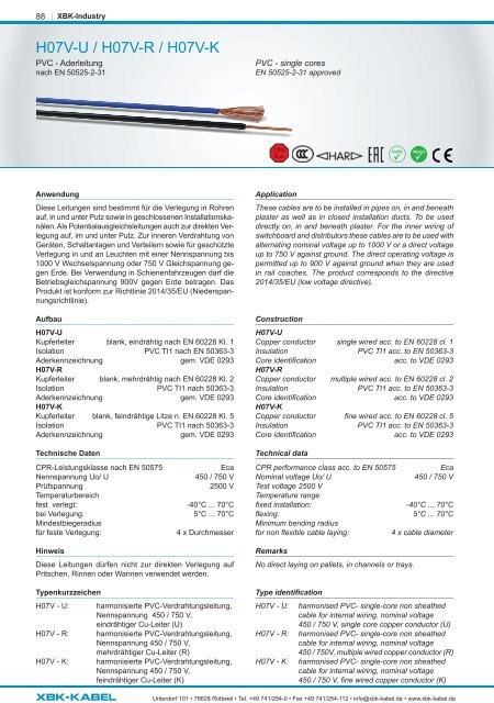 Produktkatalog/Product catalogue 2023