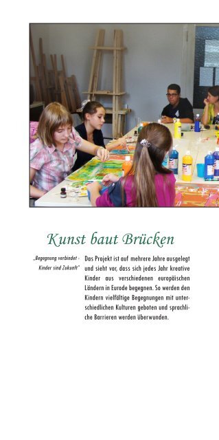 Broschüre Kids.Art.Europe 2014