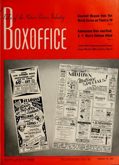 Boxoffice August261950