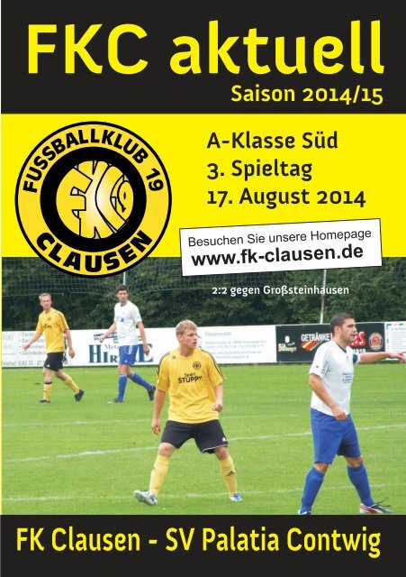 FKC Aktuell - 03. Spieltag - Saison 2014/2015
