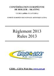 Règlement 2013 Rules 2013