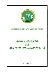 REGULAMENTO DA ACTIVIDADE DESPORTIVA