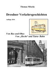 Dresdner Verkehrsgeschichten